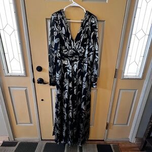 Black/Gold Long Dress